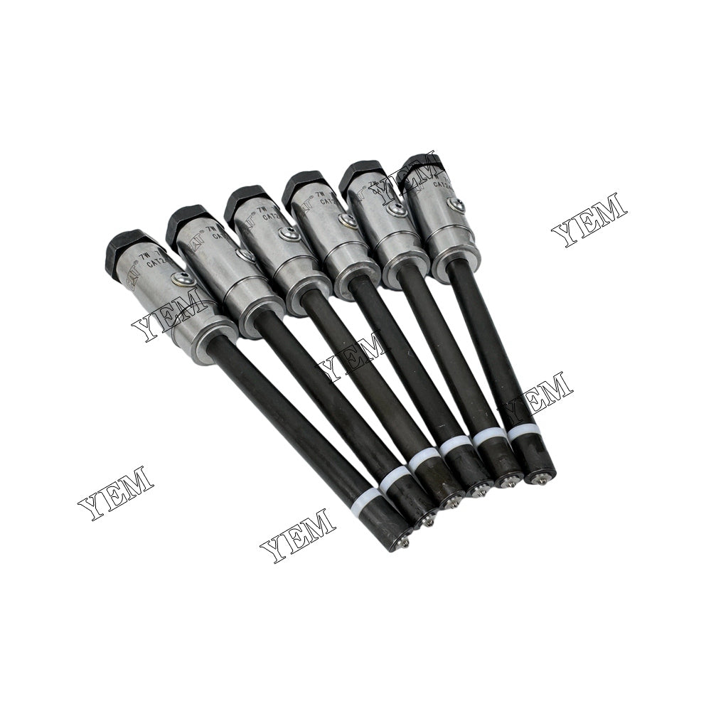 For Mitsubishi 6 pcs S6S-DI Fuel Injector 7W-7032 diesel engine parts YEMPARTS