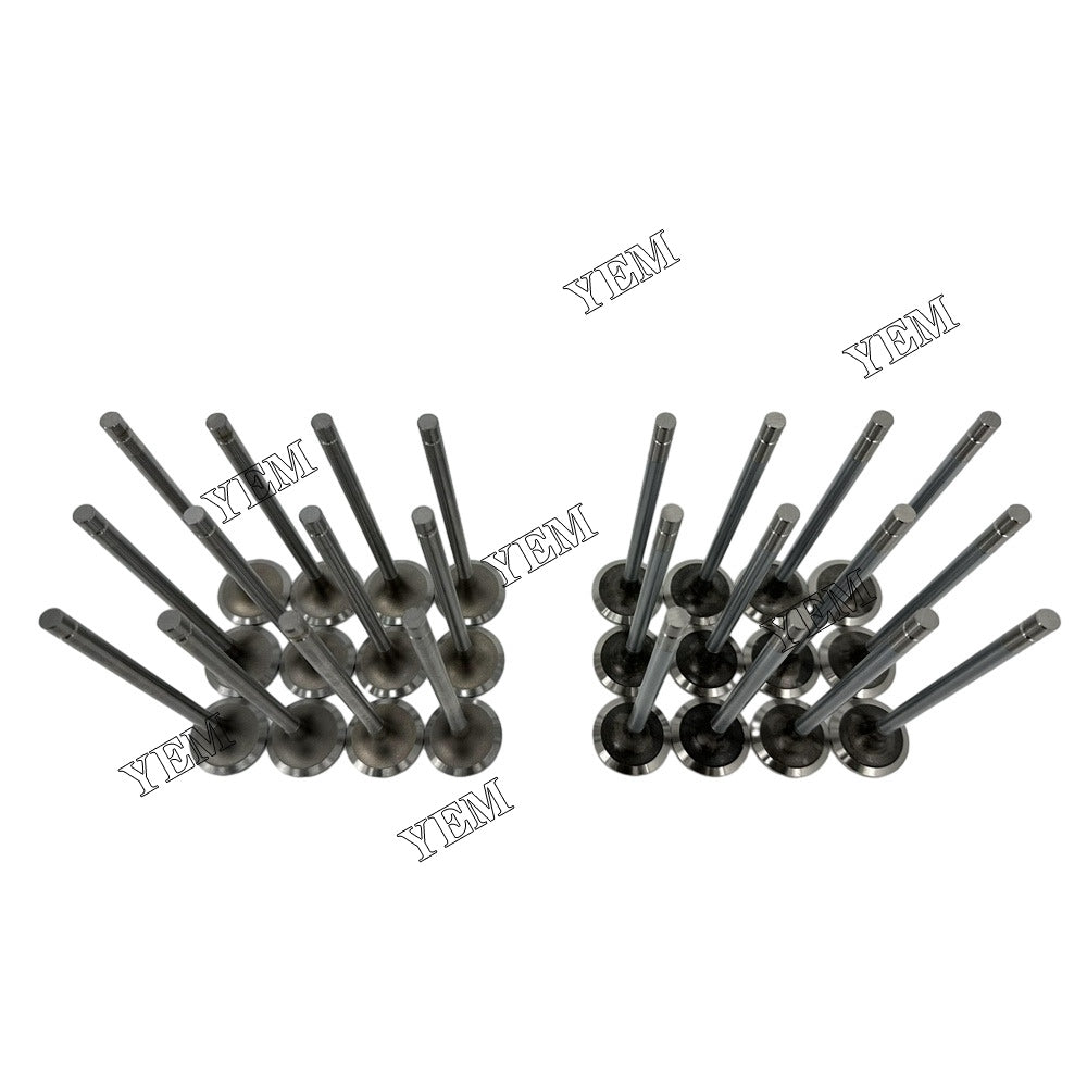 For Cummins 24 PCS Intake Exhaust Valve 24PCS N14 Engine Parts