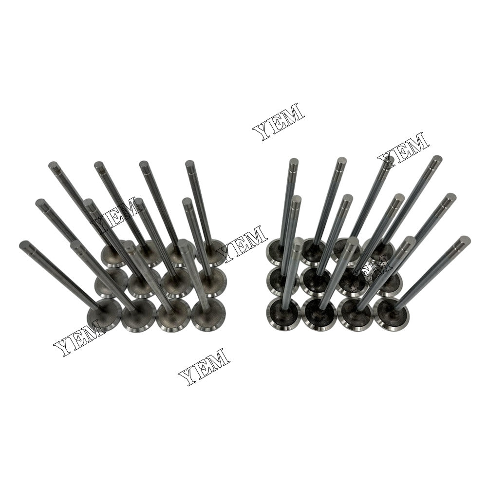 For Cummins 24 PCS Intake Exhaust Valve 24PCS N14 Engine Parts