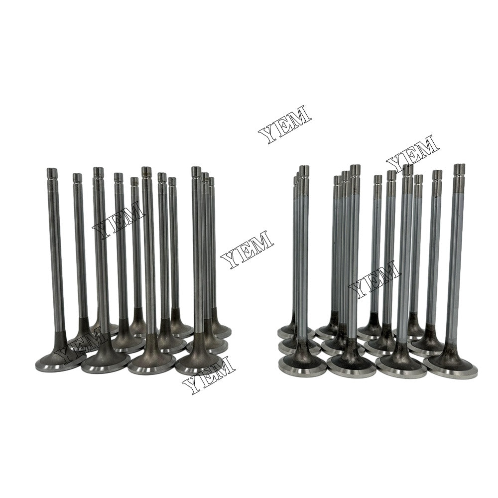 For Cummins 24 PCS Intake Exhaust Valve 24PCS N14 Engine Parts