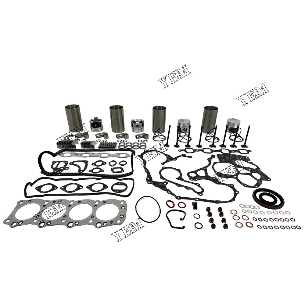 For Isuzu 4x Overhaul Rebuild Kit With Gasket Set Bearing&Valve Train 4FB1 Engine Parts