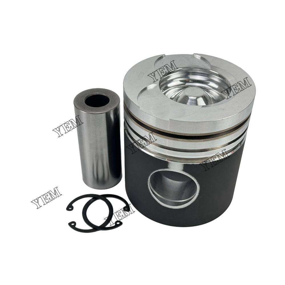 For Doosan 3 Cylinder Piston & Pin & Snap Ring STD 65.02501-0228B D1146 Engine Parts