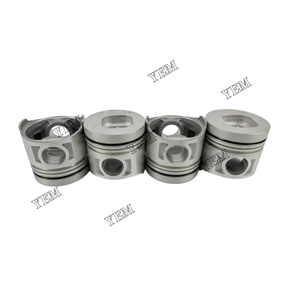 For Isuzu 4x Piston & Pin & Snap Ring STD 4BD1 Engine Parts