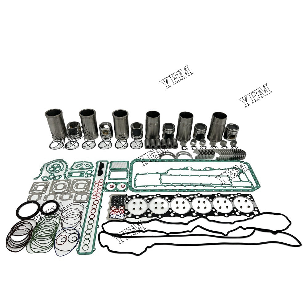 D6CB Overhaul Rebuild Kit With Gasket Set Bearing For Hyundai Excavator