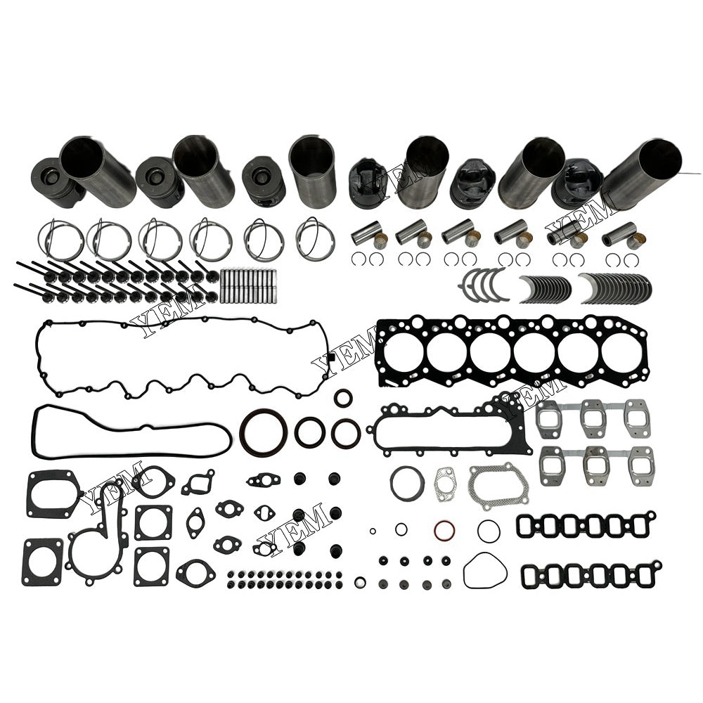 1HD Engine Overhaul Rebuild Kit With Gasket Bearing Valve Set 24V For Toyota automotive engine