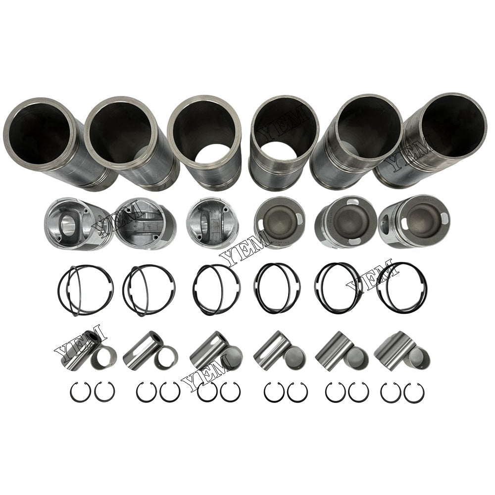D6CA Cylinder Liner Kit For Hyundai Excavator Engine For Hyundai