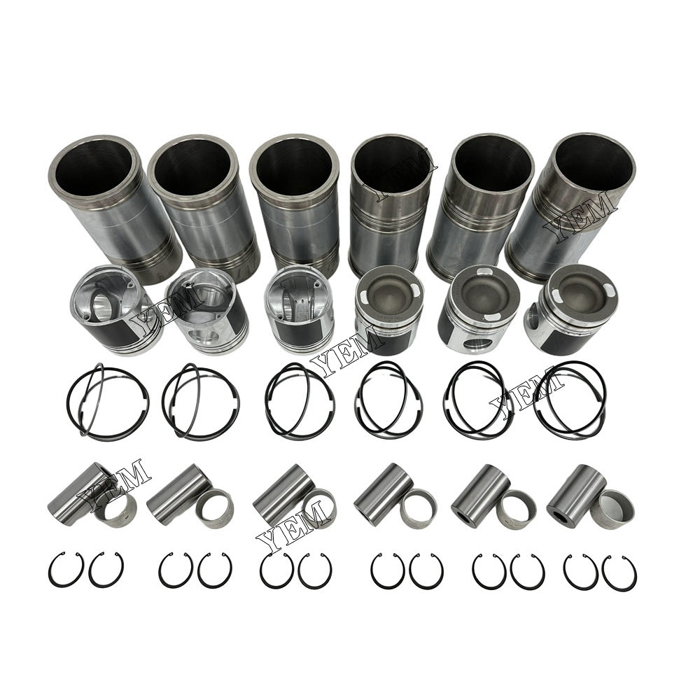 D6CA Cylinder Liner Kit For Hyundai Excavator Engine For Hyundai