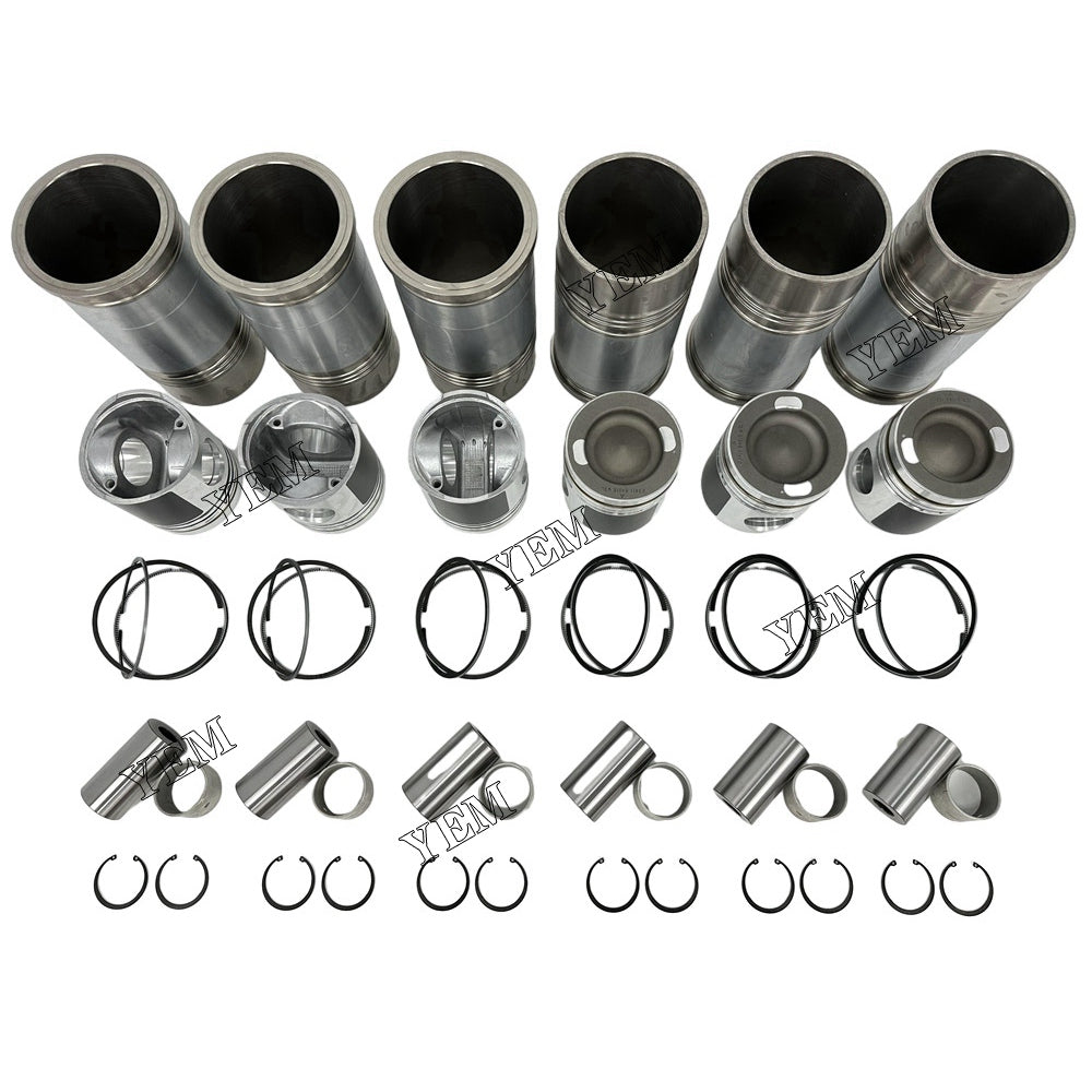 D6CA Cylinder Liner Kit For Hyundai Excavator Engine For Hyundai