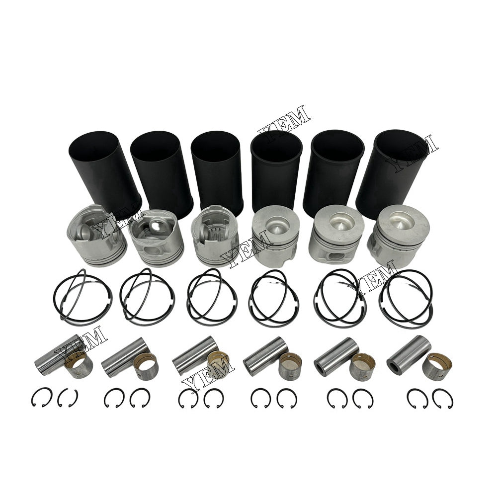 6D17 Cylinder Liner Kit For Mitsubishi wheel loader For Mitsubishi