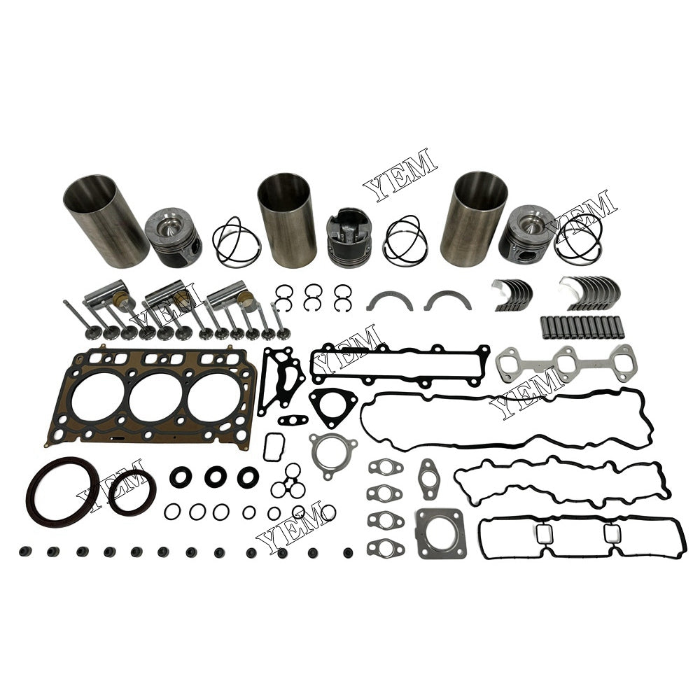 D18 Engine Overhaul Rebuild Kit With Gasket Bearing Valve Set For Doosan Daewoo articulated dump truck For Doosan