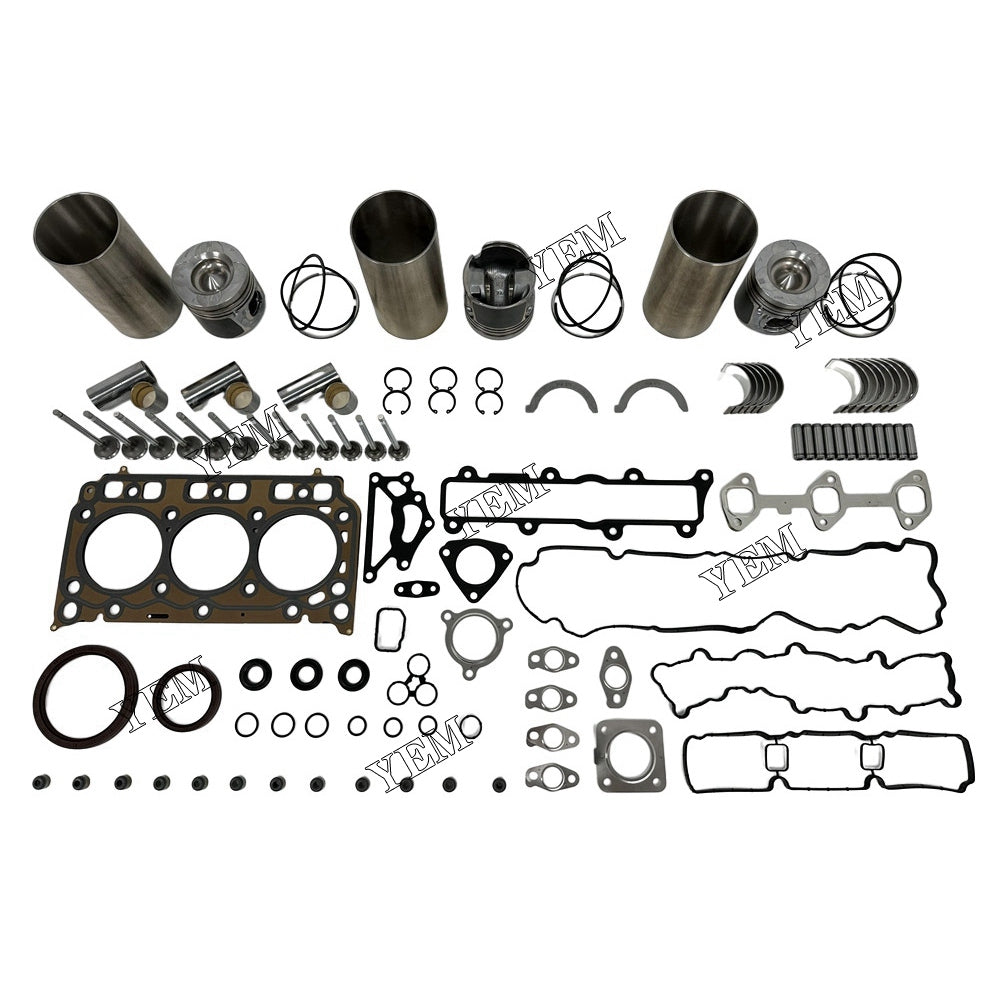 D18 Engine Overhaul Rebuild Kit With Gasket Bearing Valve Set For Doosan Daewoo articulated dump truck For Doosan