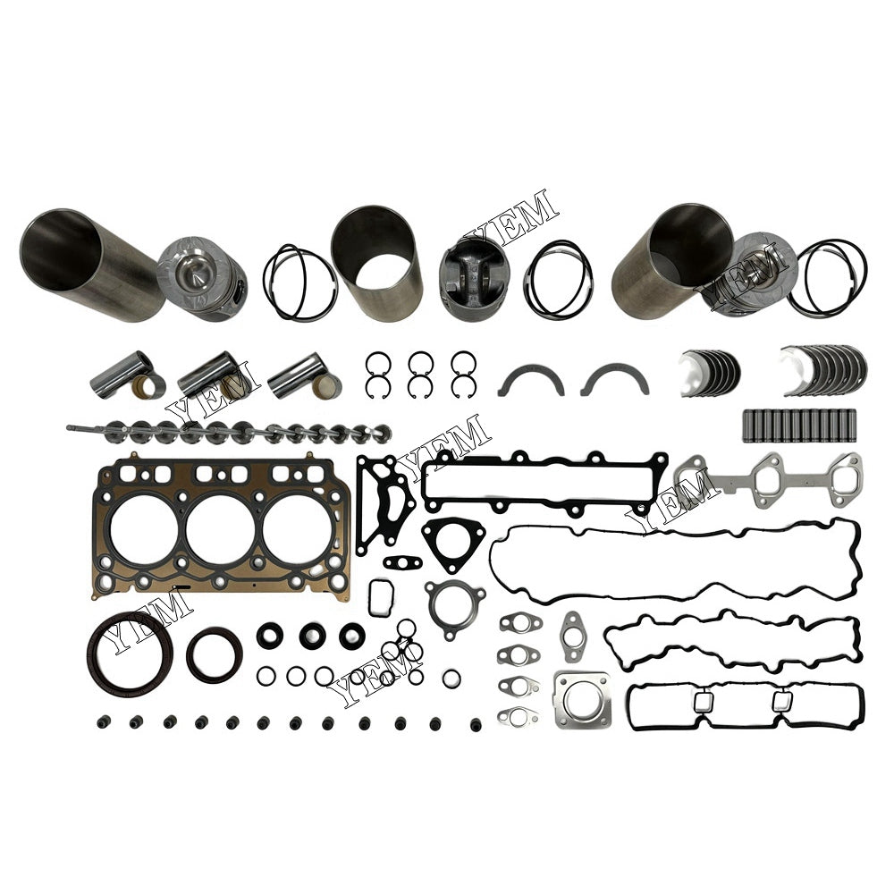 D18 Engine Overhaul Rebuild Kit With Gasket Bearing Valve Set For Doosan Daewoo articulated dump truck For Doosan