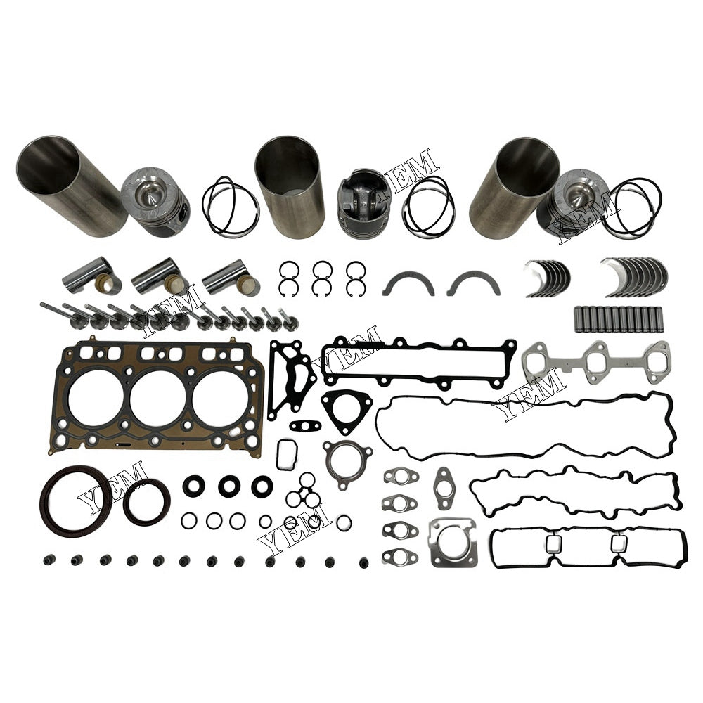 D18 Engine Overhaul Rebuild Kit With Gasket Bearing Valve Set For Doosan Daewoo articulated dump truck For Doosan