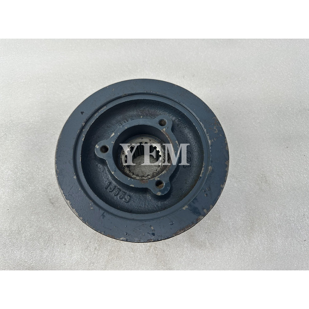 V3800 E Crankshaft Pulley For Kubota 1J553 Excavator Parts Engine