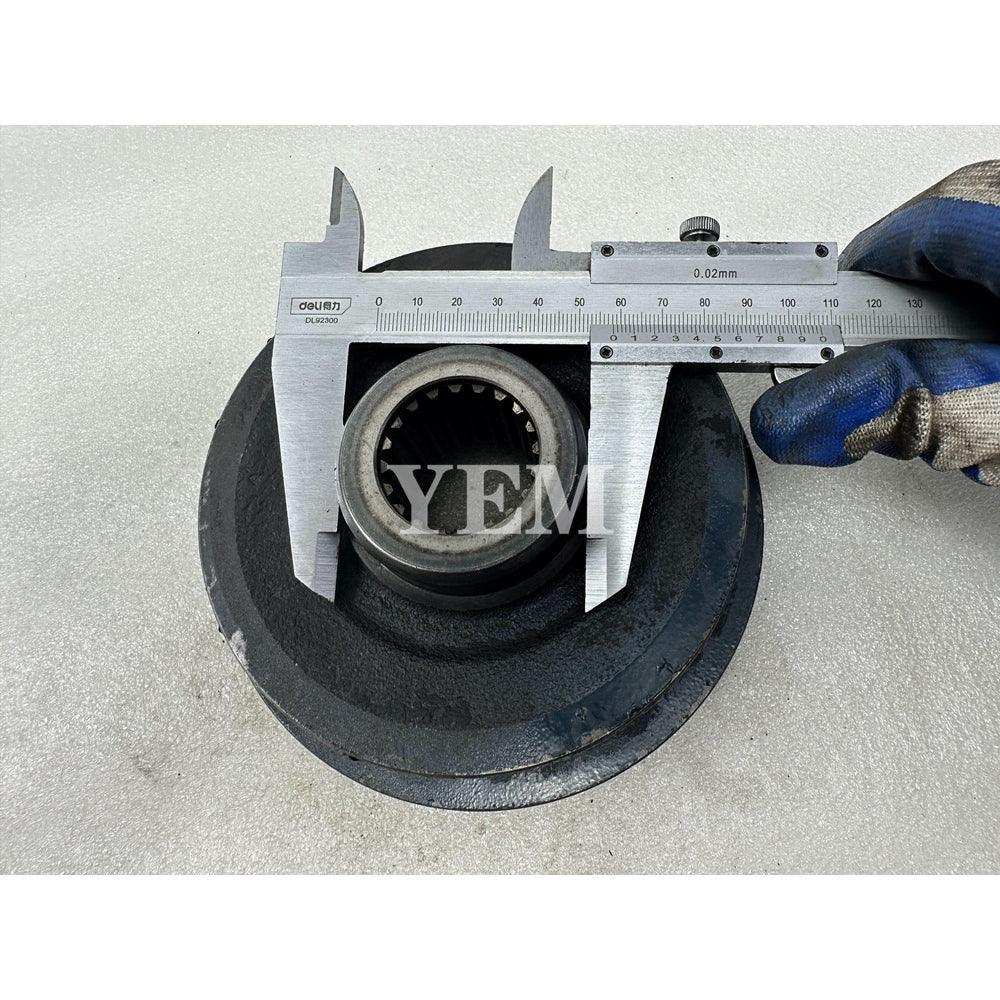 V3800 E Crankshaft Pulley For Kubota 1J553 Excavator Parts Engine