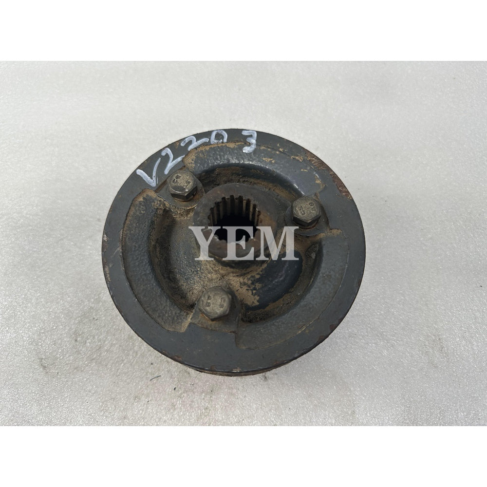 V2203 Crankshaft Pulley For Kubota Excavator Parts Engine