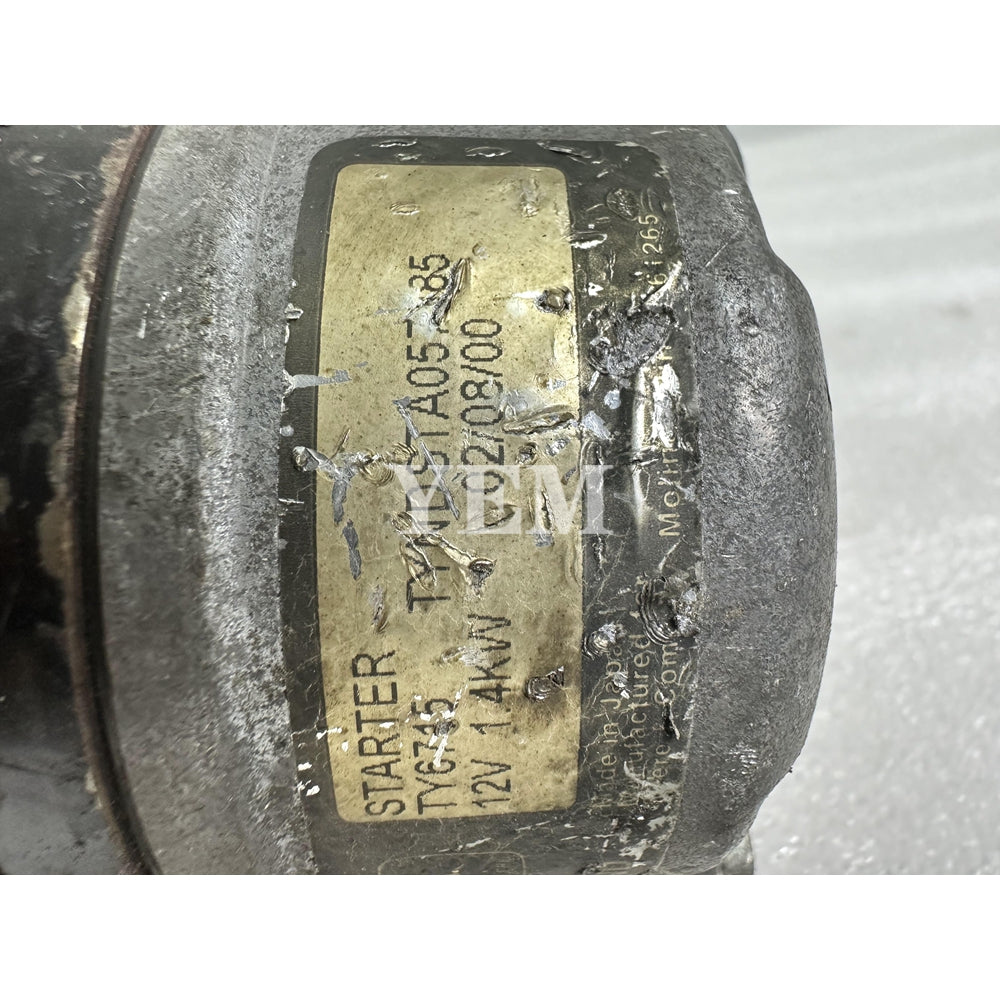 Starter Motor Engine For Yanmar 4TNE84  TY6715