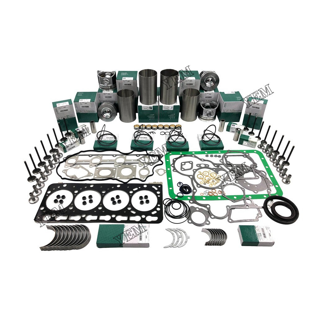 V3300 DI verhaul Rebuild Kit 52mm For Kubota 4 cylinder diesel engine parts
