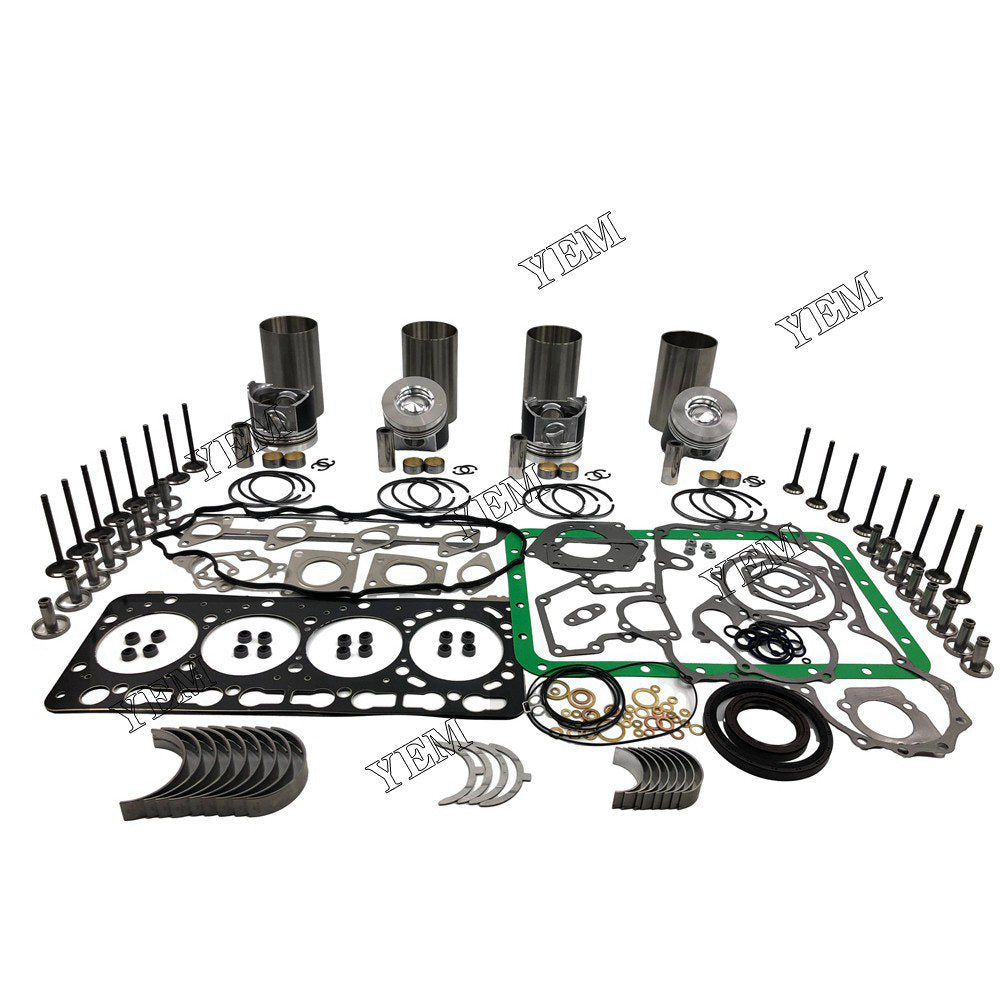 V3300 DI verhaul Rebuild Kit 52mm For Kubota 4 cylinder diesel engine parts For Kubota