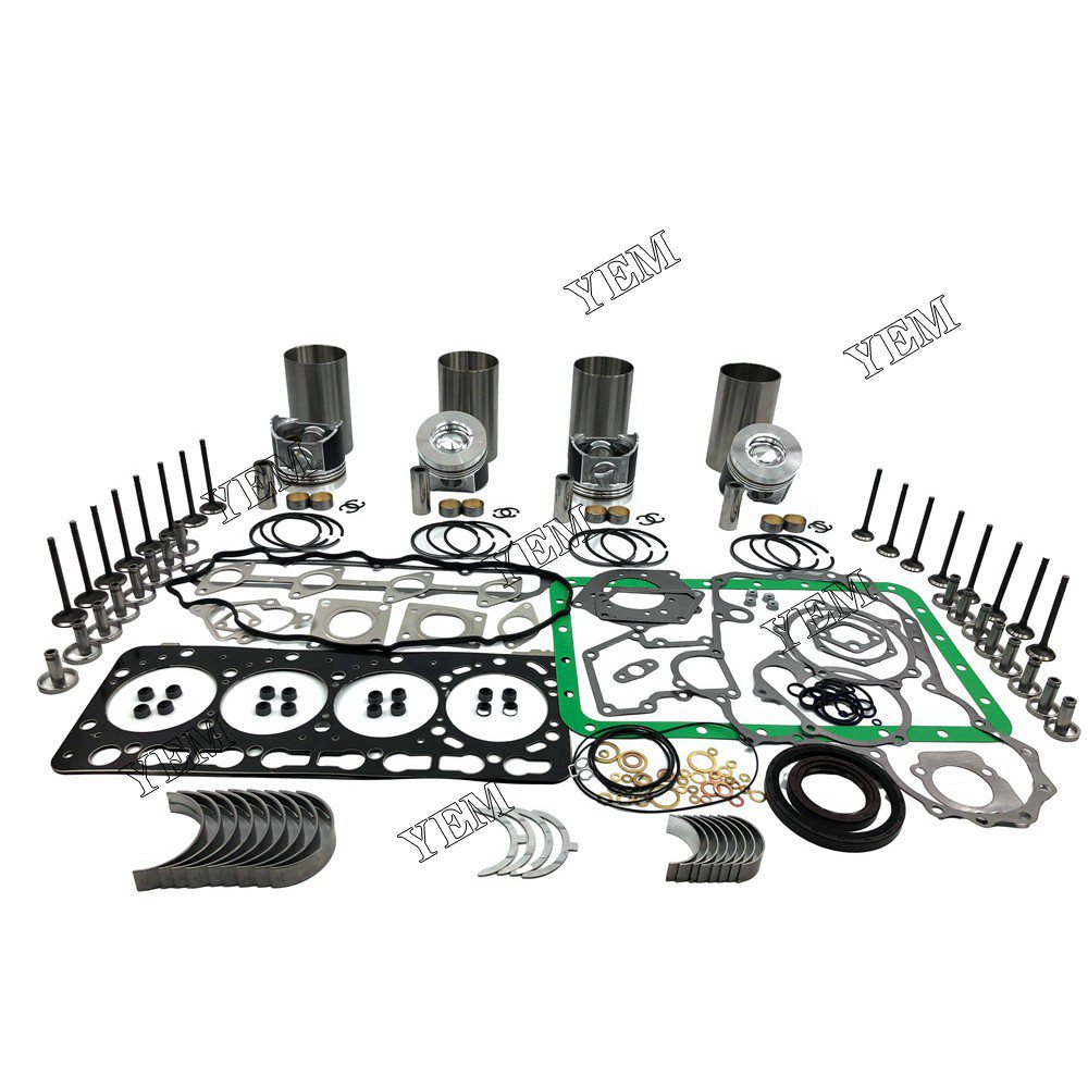 V3300 DI verhaul Rebuild Kit 52mm For Kubota 4 cylinder diesel engine parts For Kubota