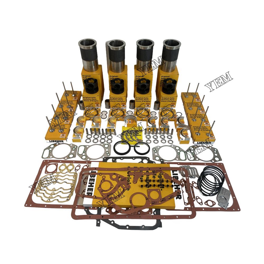 D934 Overhaul Rebuild Kit With Bearing Set For Liebherr 4 cylinder diesel engine parts