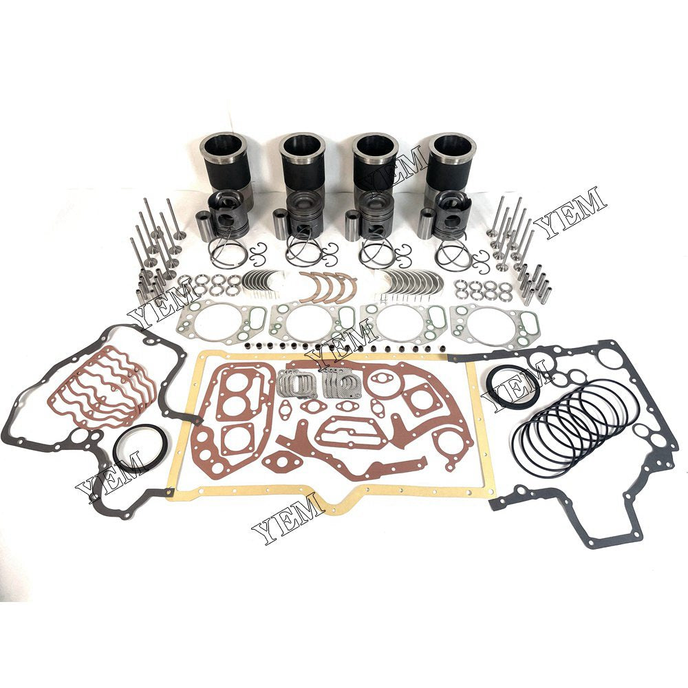 R916 Overhaul Rebuild Kit With Gasket Set Bearing For Liebherr 4 cylinder diesel engine parts