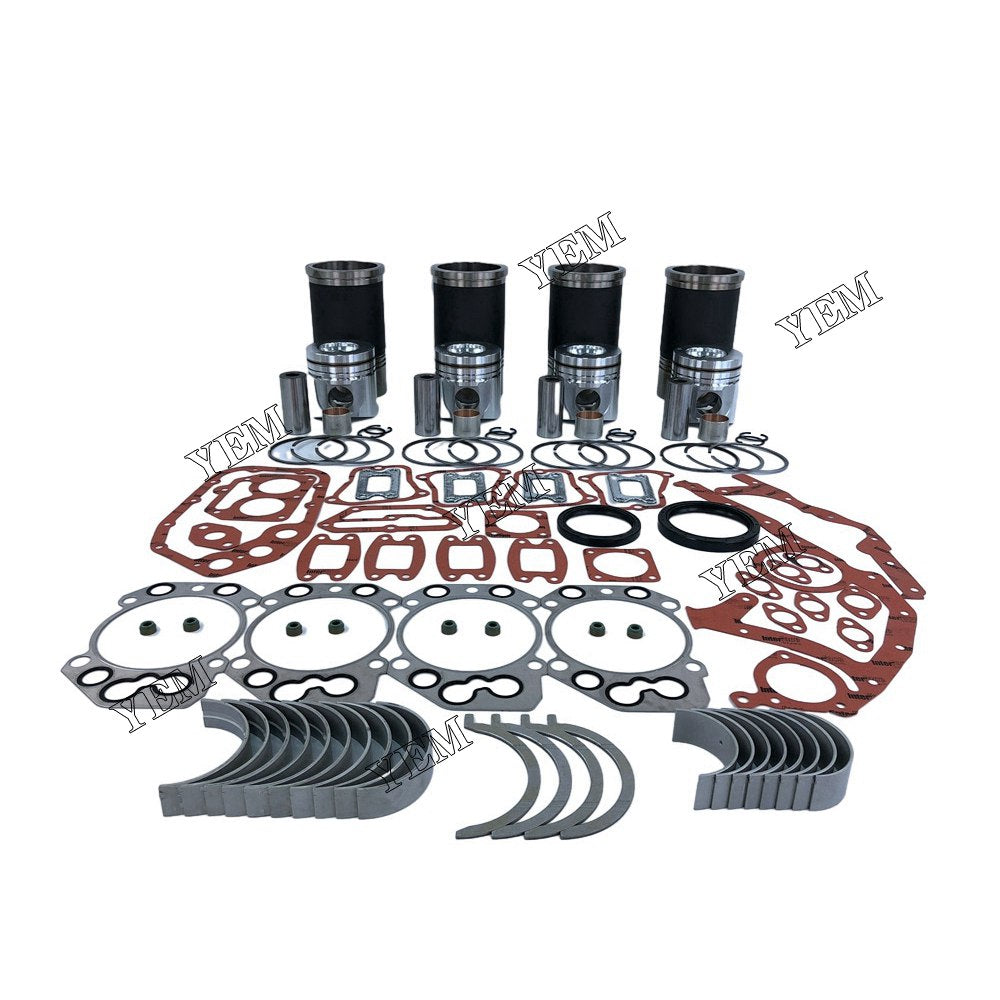 D934S Overhaul Rebuild Kit With Gasket Set Bearing For Liebherr 4 cylinder diesel engine parts