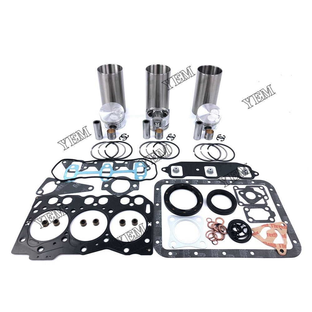 3TNE68 Overhaul Kit With Gasket Set For Yanmar 3 cylinder diesel engine parts