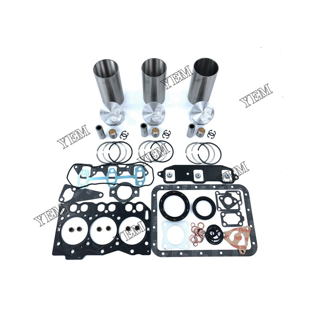 3TNE68 Overhaul Kit With Gasket Set For Yanmar 3 cylinder diesel engine parts For Yanmar