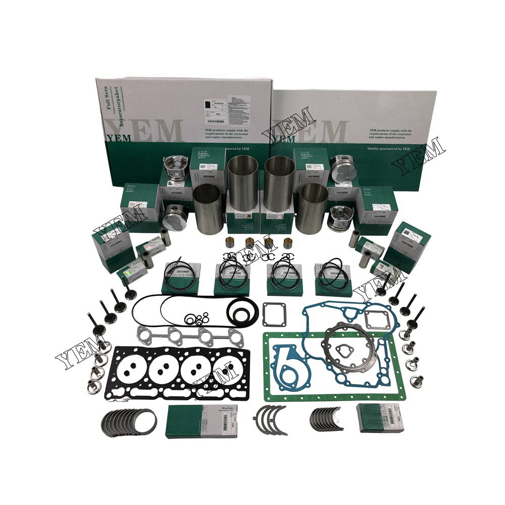V1505 Overhaul Rebuild Kit For Kubota 4 cylinder diesel engine parts For Kubota