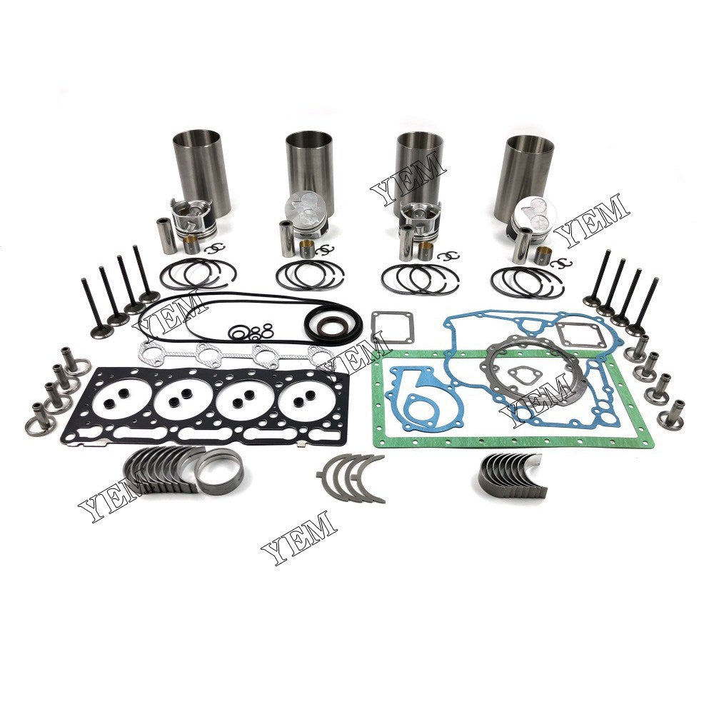 V1505 Overhaul Rebuild Kit For Kubota 4 cylinder diesel engine parts For Kubota