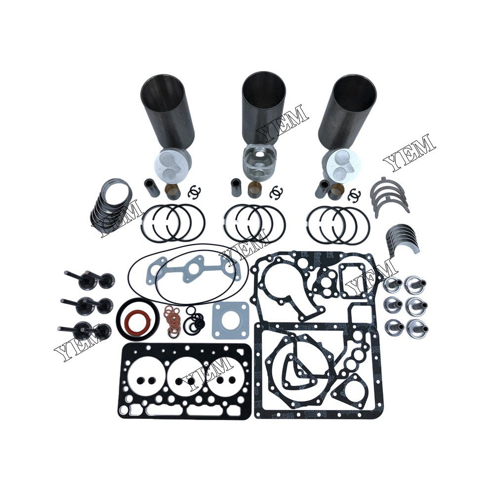 D722 Engine Rebuild Kit With Gasket Bearing Set Valve Train For Kubota 3 cylinder diesel engine parts For Kubota