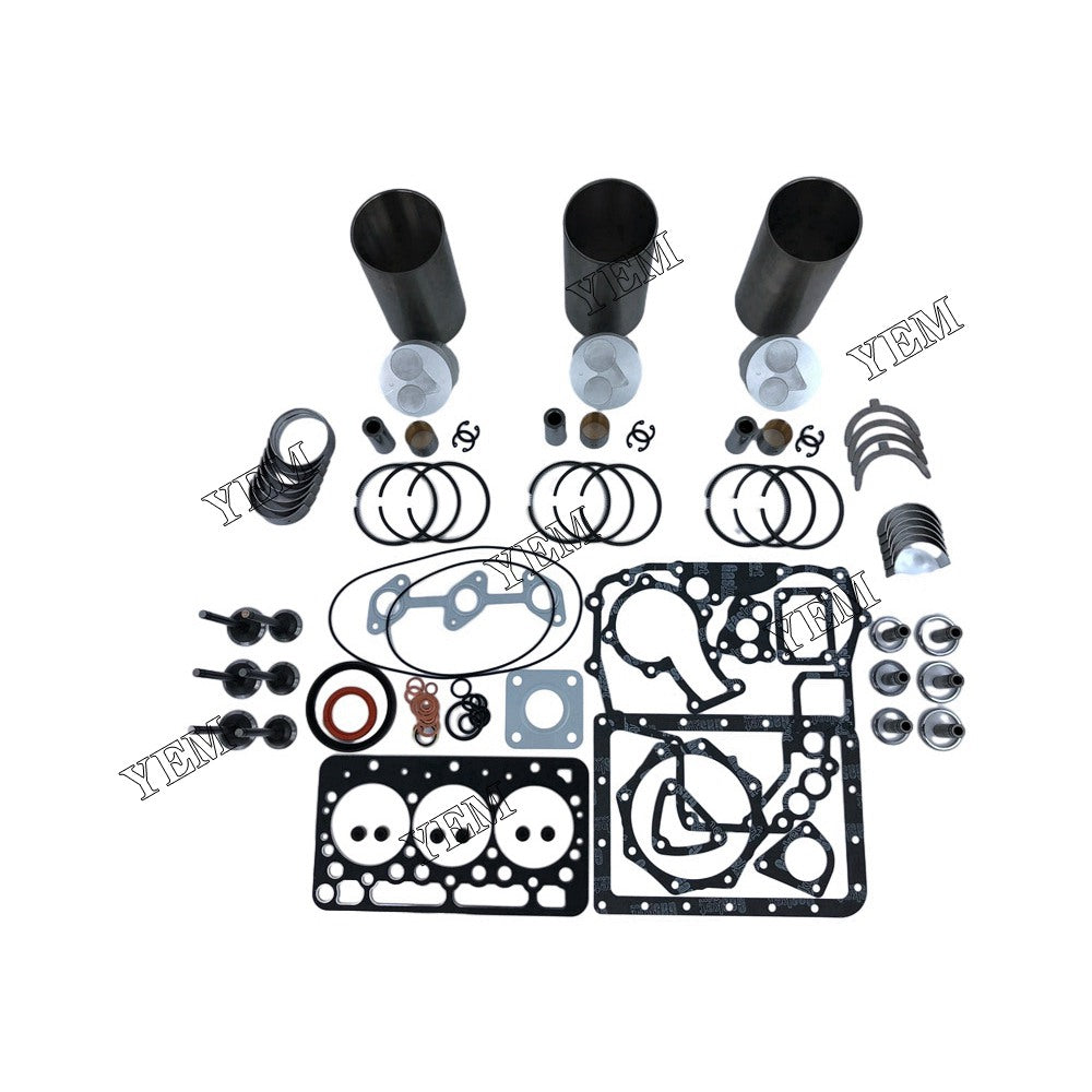 D722 Engine Rebuild Kit With Gasket Bearing Set Valve Train For Kubota 3 cylinder diesel engine parts For Kubota