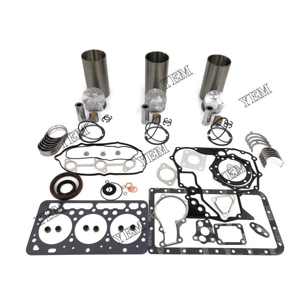 D902 Overhaul Rebuild Kit With Full Gasket Bearing For Kubota 3 cylinder diesel engine parts For Kubota