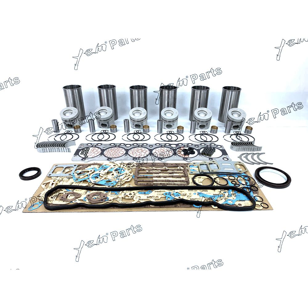 DB58-7 Overhaul Rebuild Kit With Gasket Set Bearing For Doosan Daewoo 6 cylinder diesel engine parts