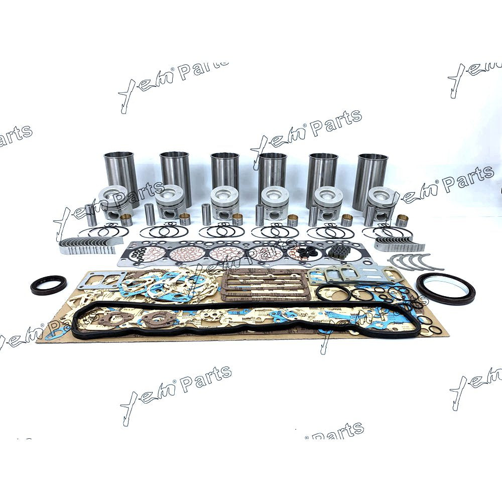 DB58-7 Overhaul Rebuild Kit With Gasket Set Bearing For Doosan Daewoo 6 cylinder diesel engine parts For Doosan Daewoo