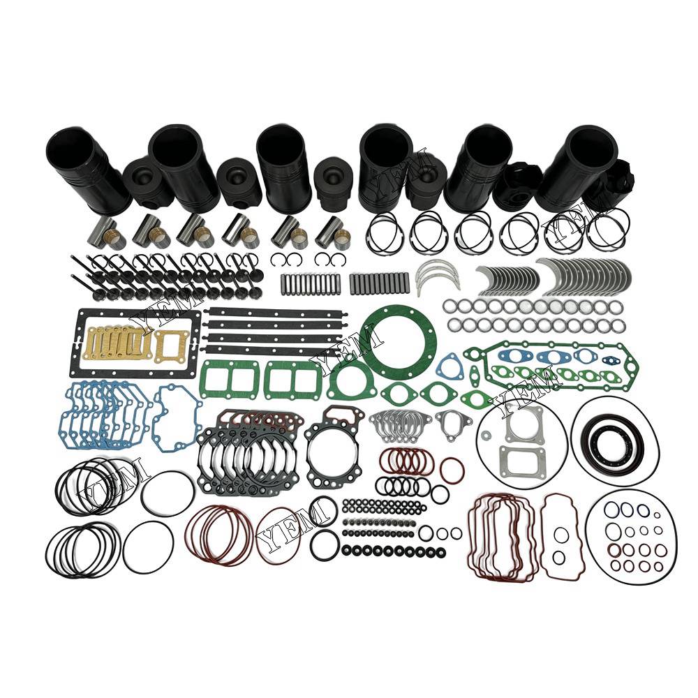 6D125 Overhaul Rebuild Kit For Komatsu 6 cylinder diesel engine parts