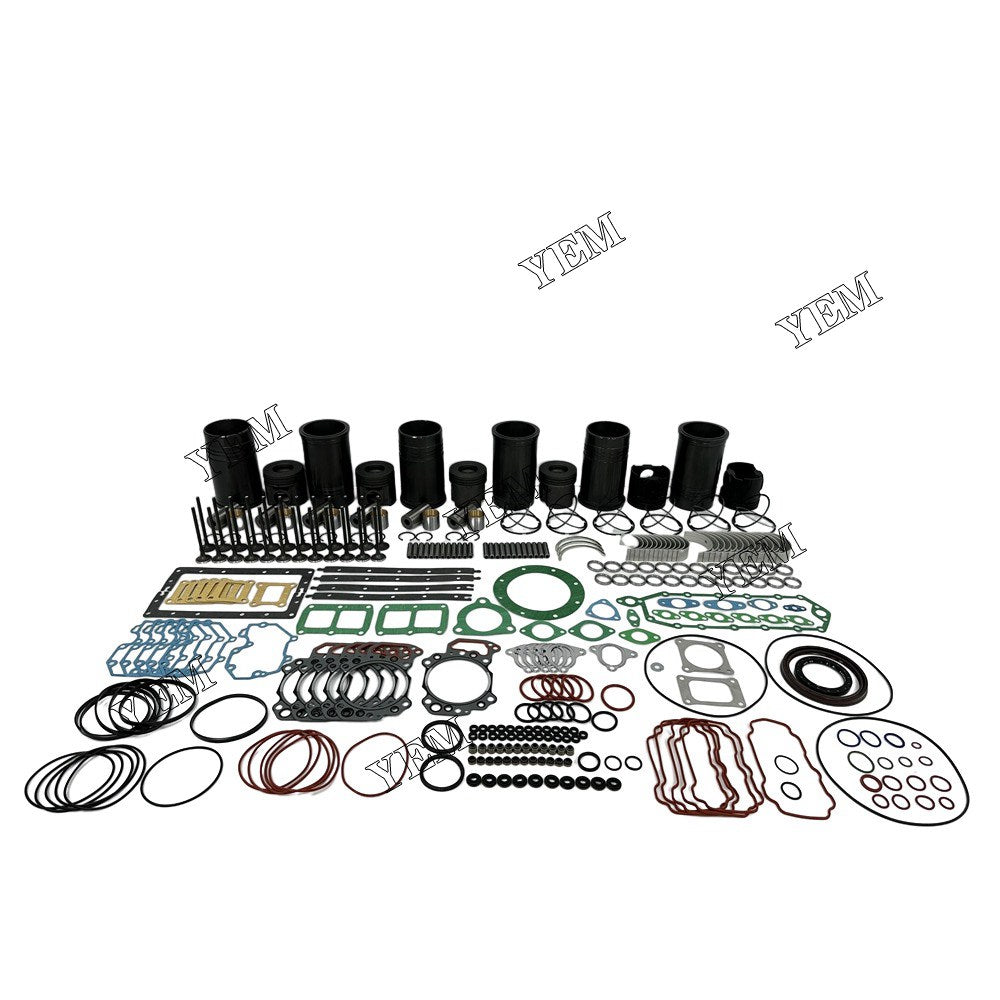 6D125 Overhaul Rebuild Kit For Komatsu 6 cylinder diesel engine parts For Komatsu