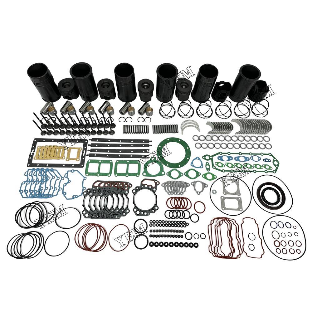 6D125 Overhaul Rebuild Kit For Komatsu 6 cylinder diesel engine parts For Komatsu