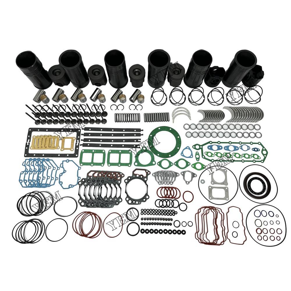 6D125 Overhaul Rebuild Kit For Komatsu 6 cylinder diesel engine parts For Komatsu