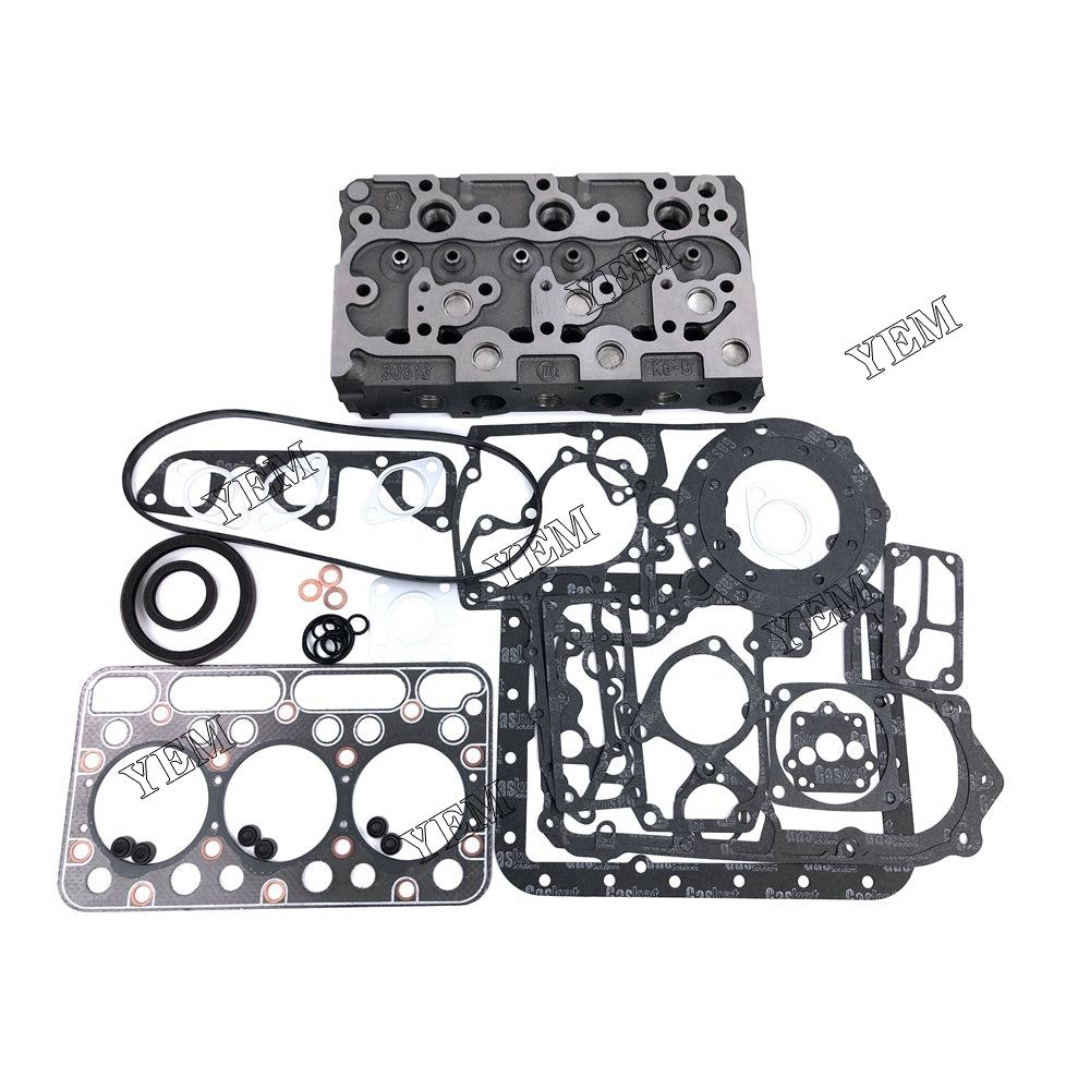 durable Cylinder Head With Full Gasket Kit For Kubota D1302 Engine Parts