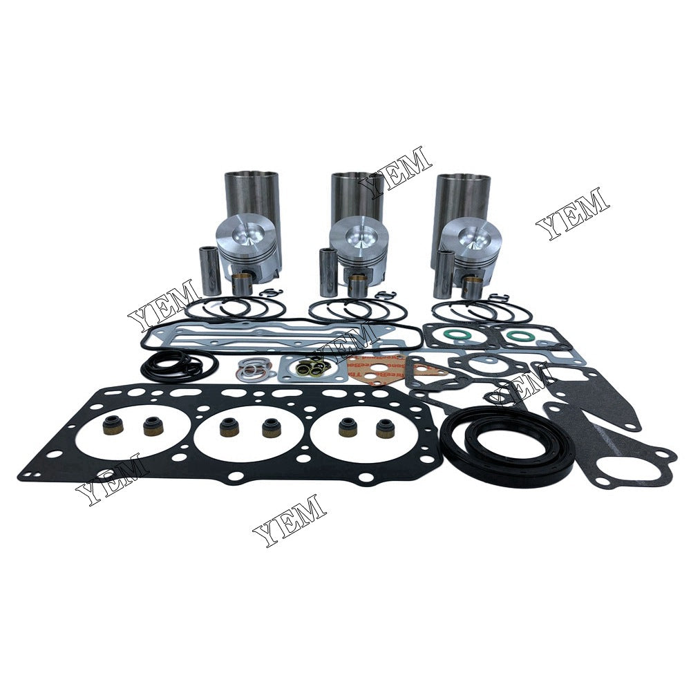 3TNE88 Overhaul Kit With Gasket Set For Yanmar 3 cylinder diesel engine parts