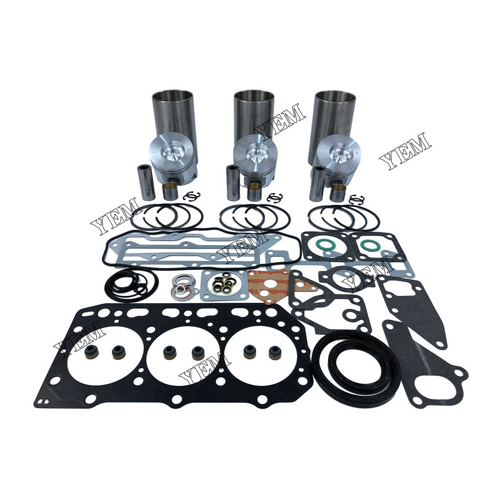 3TNE88 Overhaul Kit With Gasket Set For Yanmar 3 cylinder diesel engine parts For Yanmar