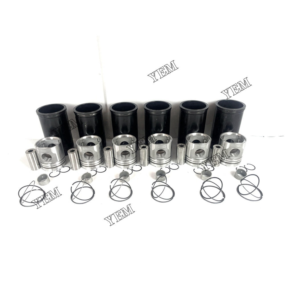 6D155 Cylinder Liner Kit For Komatsu 6 cylinder diesel engine parts