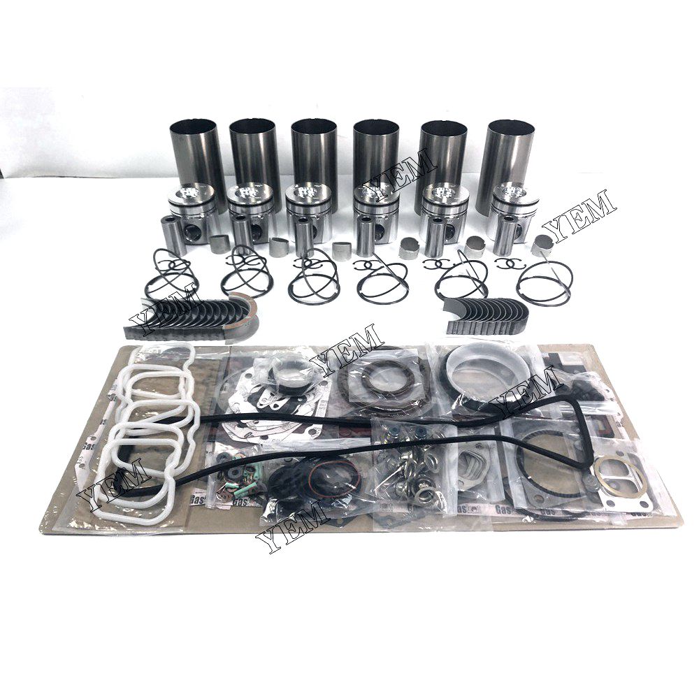 6BT Overhaul Rebuild Kit With Gasket Set Bearings For Cummins 6 cylinder diesel engine parts For Cummins