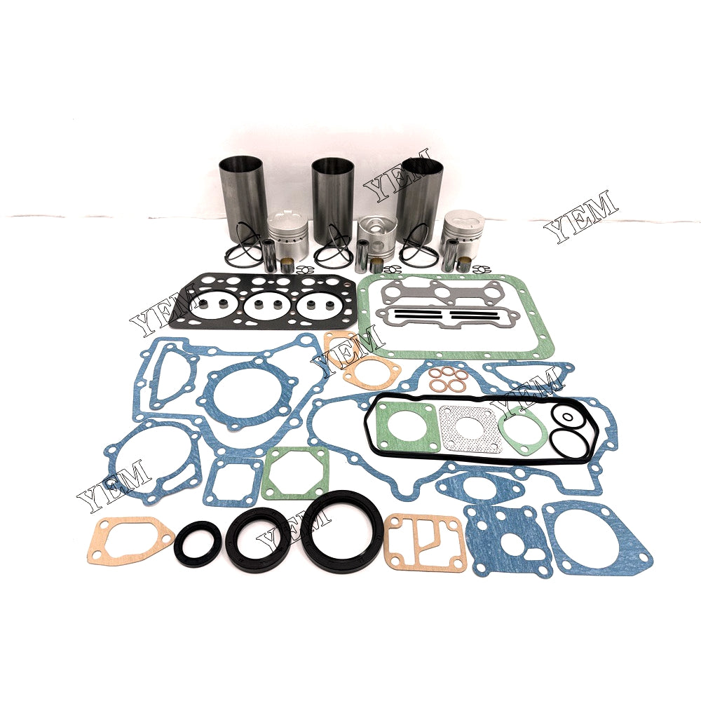 K3E IDI Overhaul Kit With Gasket Set For Mitsubishi 3 cylinder diesel engine parts