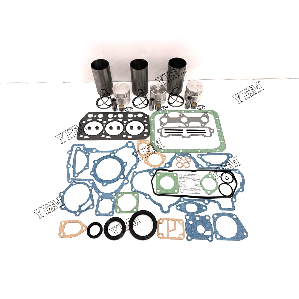 K3E IDI Overhaul Kit With Gasket Set For Mitsubishi 3 cylinder diesel engine parts For Mitsubishi