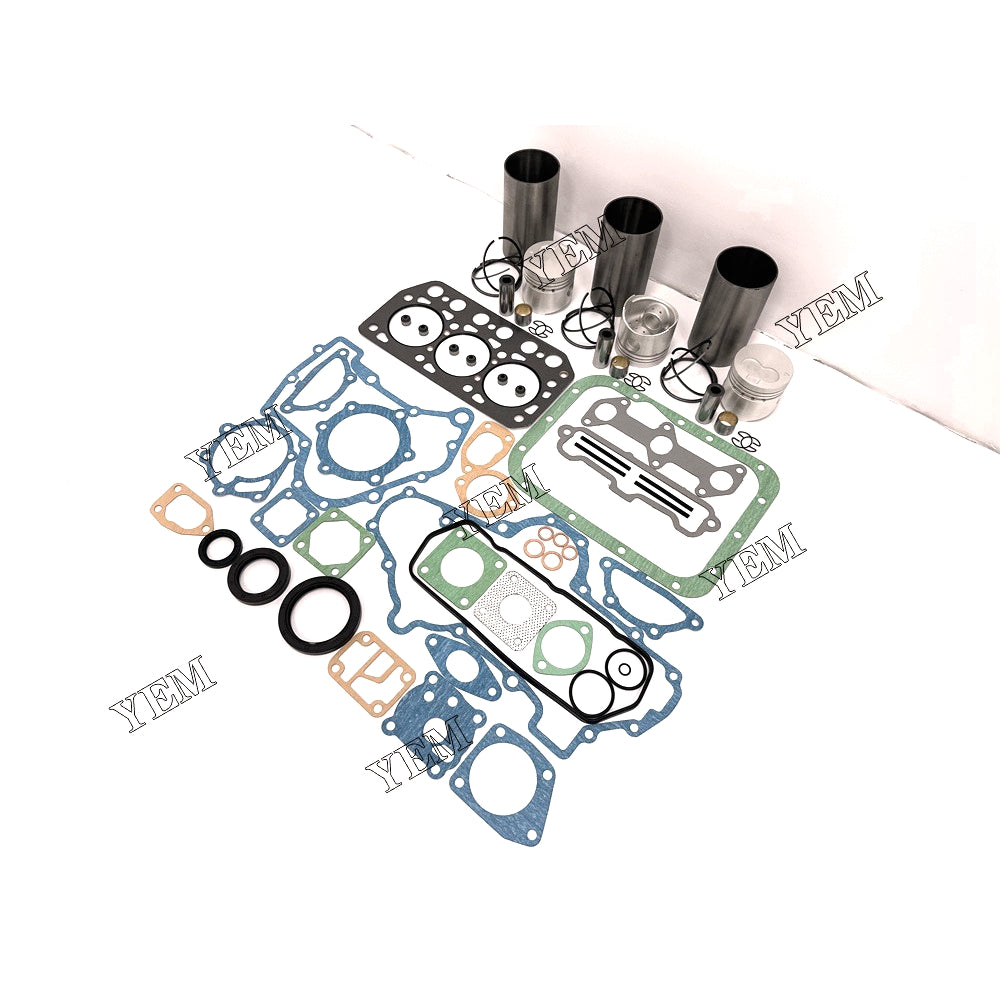 K3E IDI Overhaul Kit With Gasket Set For Mitsubishi 3 cylinder diesel engine parts For Mitsubishi