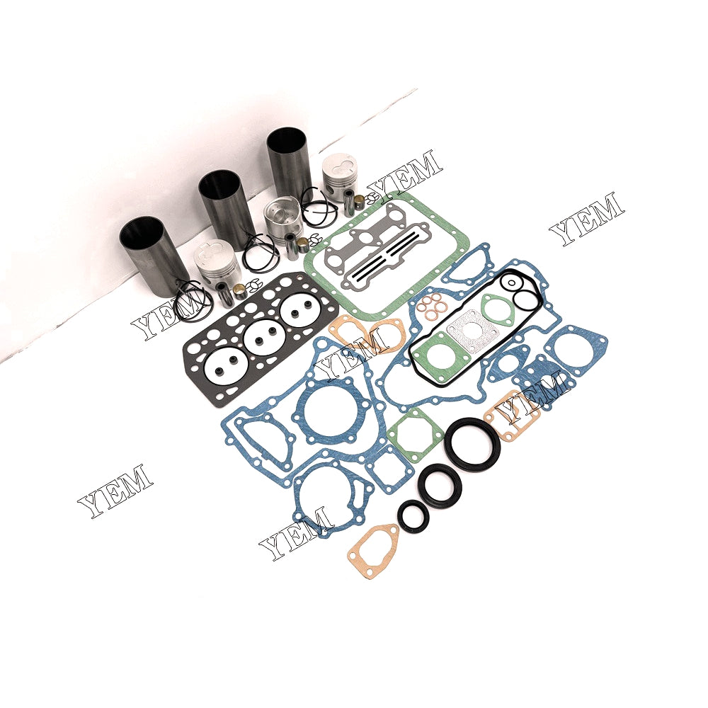 K3E IDI Overhaul Kit With Gasket Set For Mitsubishi 3 cylinder diesel engine parts For Mitsubishi