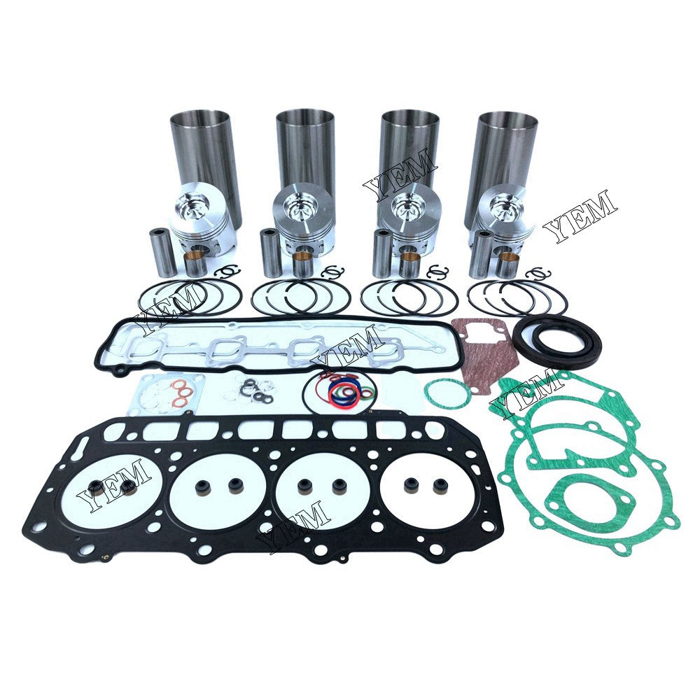 4TNE98 Overhaul Kit With Gasket Set For Yanmar 4 cylinder diesel engine parts